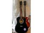 Ramon Black Acoustic Guitar - Left Handed. Gloss Black....