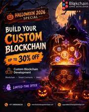 HALLOWEEN 2026 SPECIAL – UP TO 30% OFF CUSTOM BLOCKCHAIN DEVELOPMENT